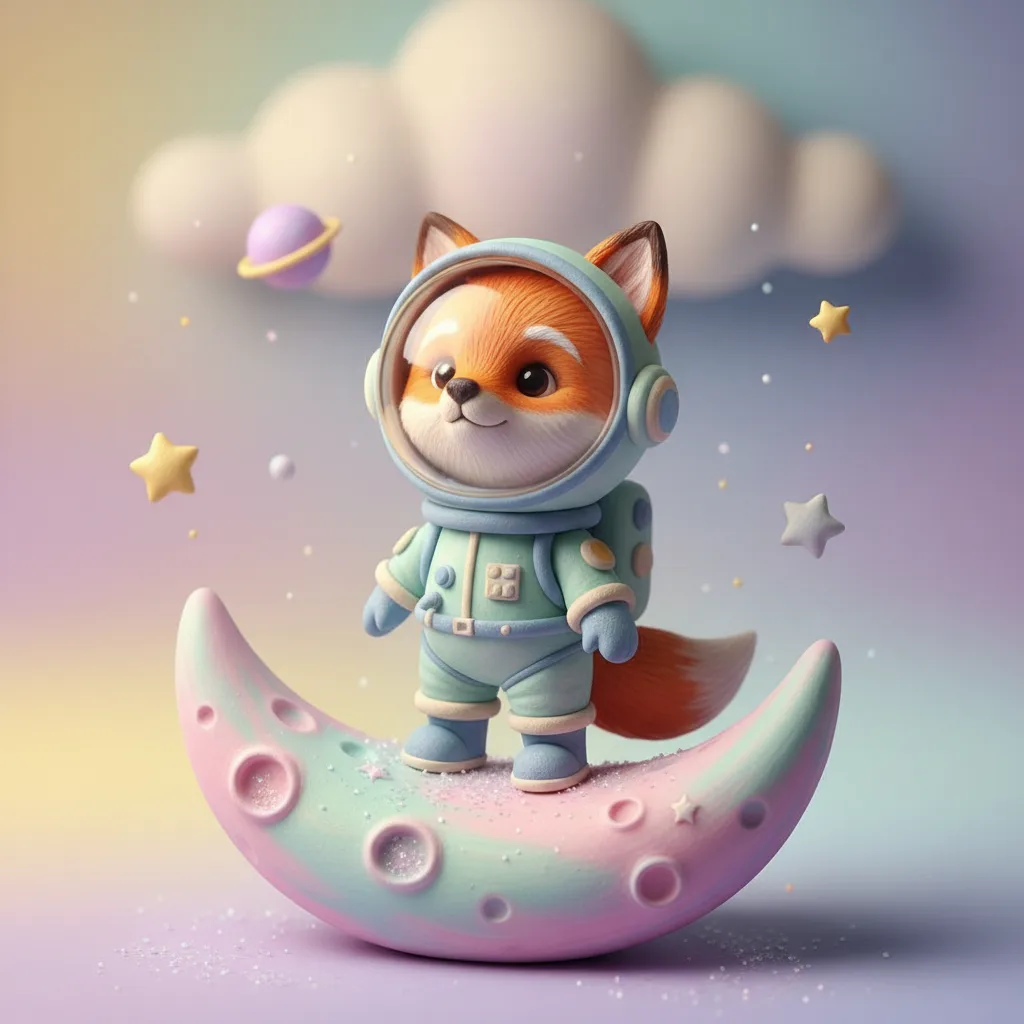 The clay fox astronaut result