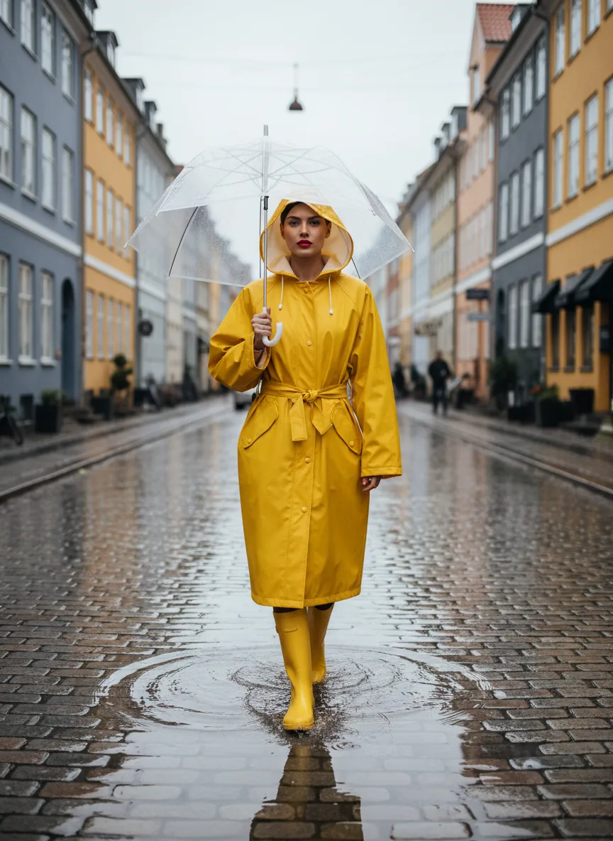 Raincoat in Copenhagen