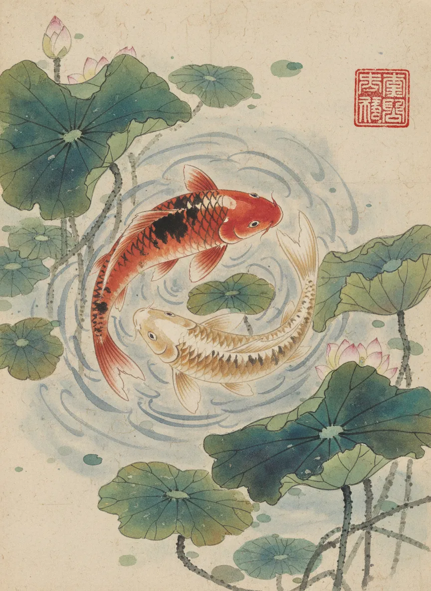 Ink koi