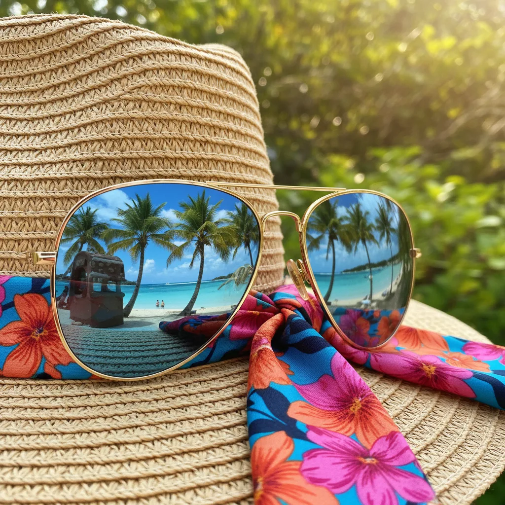 Sunglasses reflection