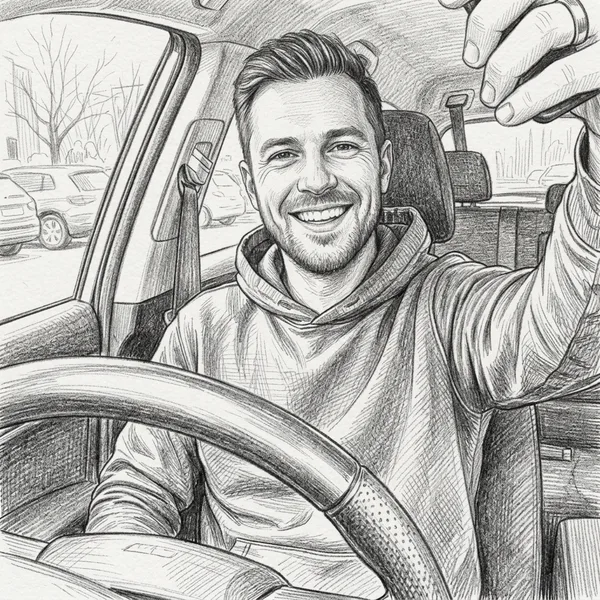 Pencil sketch example
