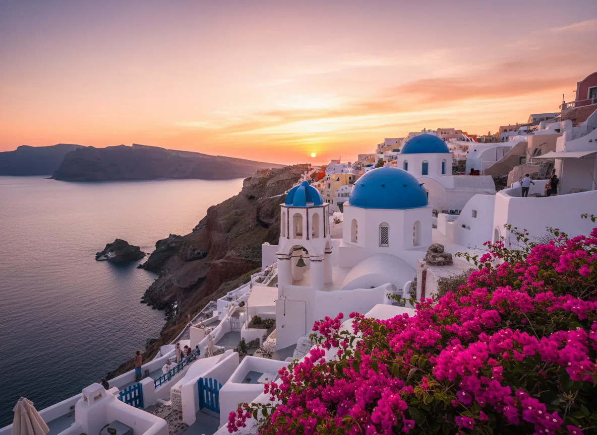 Santorini blue