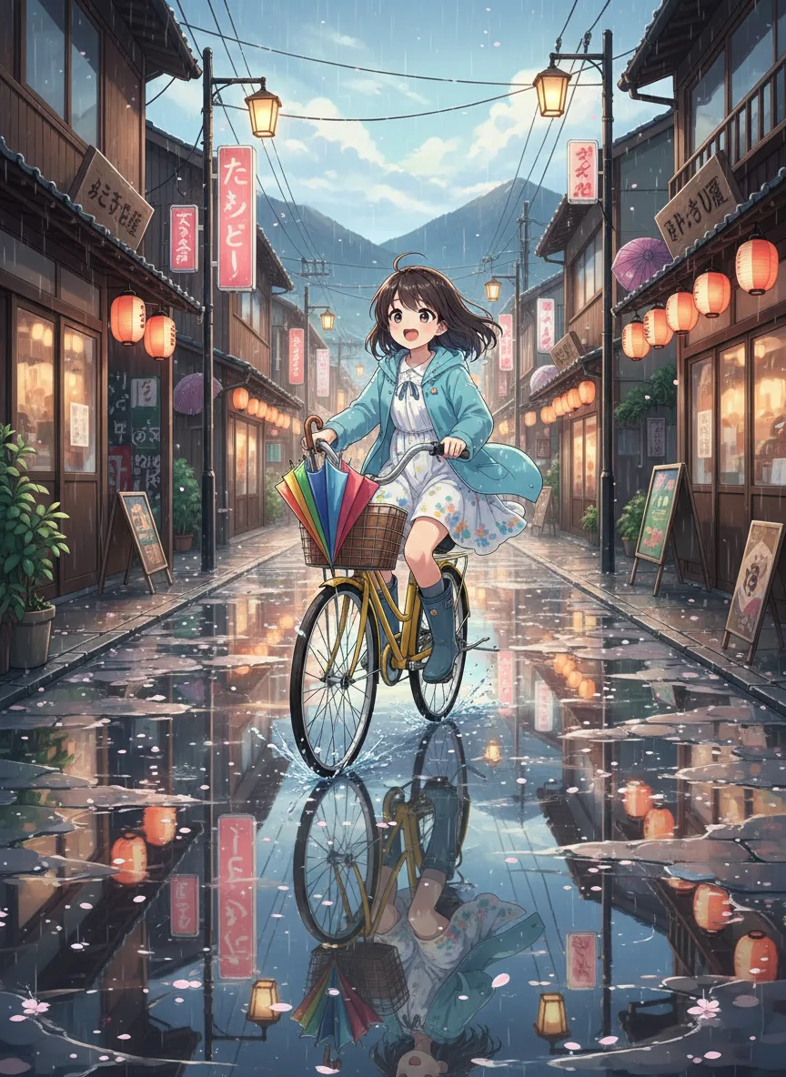 Bike in the rain